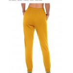 Yellow Women's Drawstring Waist Long Workout Yoga Legging Active Pant with Pocket Yellow Women's Drawstring Waist Long Workout Yoga Legging Active Pant with Pocket